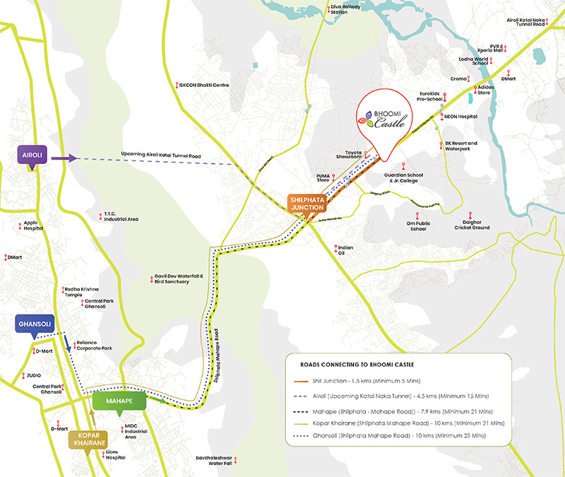 Bhoomi Serenity Kharghar Location Map